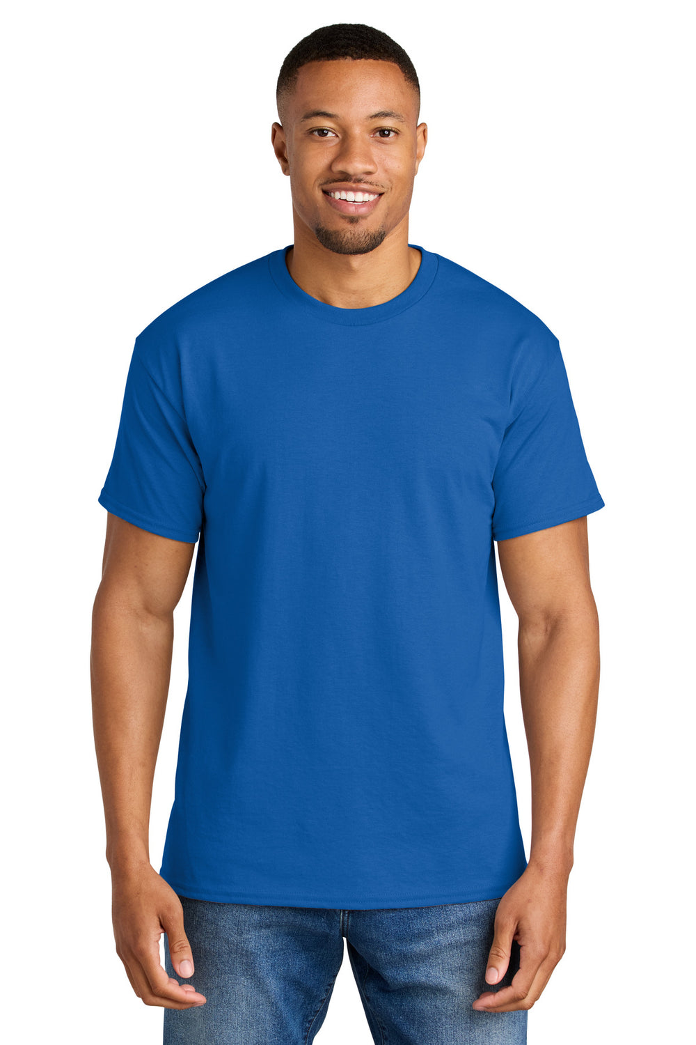 Gildan® DryBlend® 50 Cotton/50 Poly T-Shirt - Royal - S
