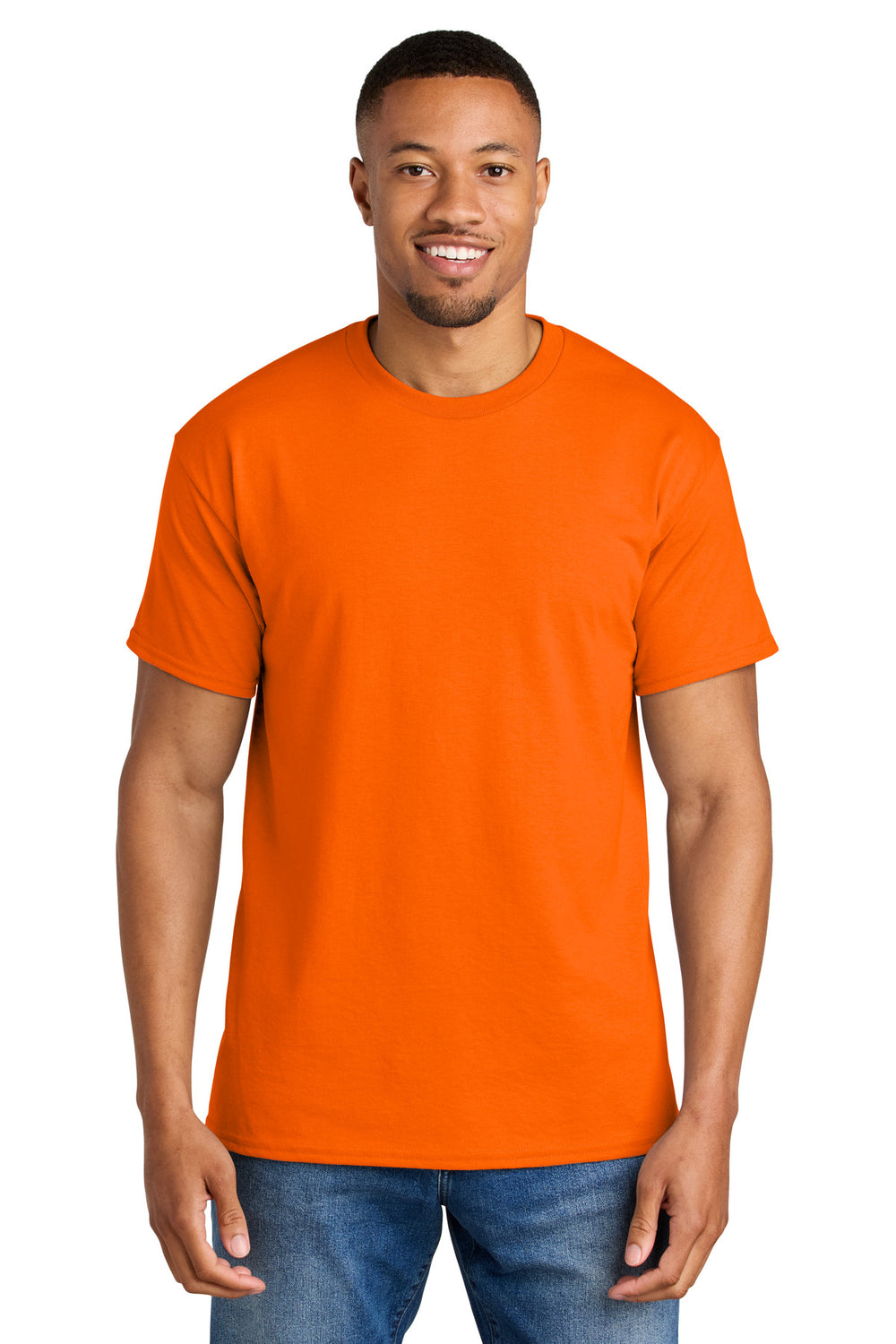 Gildan® DryBlend® 50 Cotton/50 Poly T-Shirt - S. Orange - 2XL