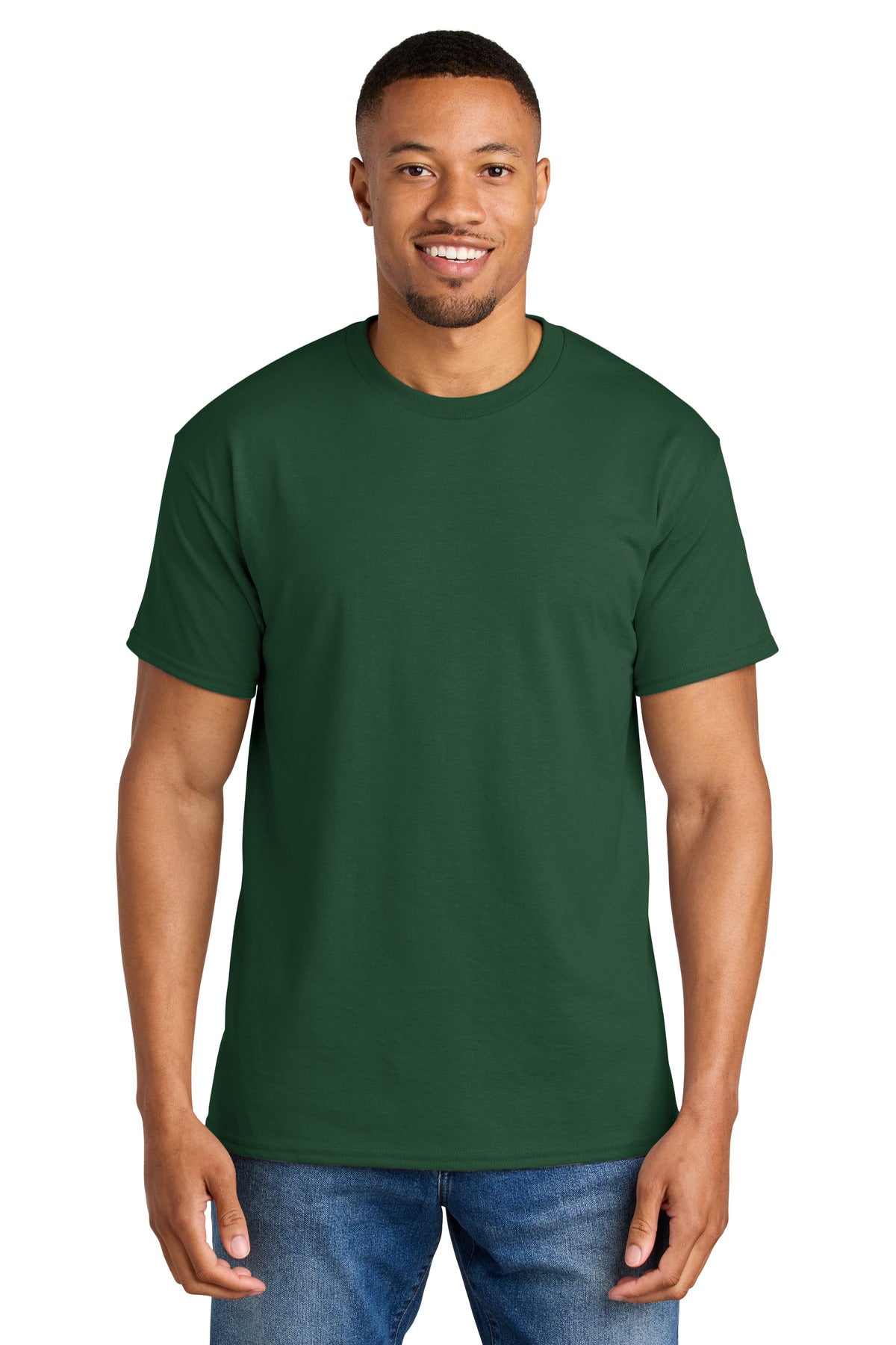 Gildan® DryBlend® 50 Cotton/50 Poly T-Shirt - Dark Green - 2XL