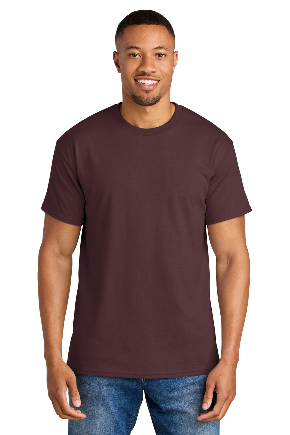 Gildan® DryBlend® 50 Cotton/50 Poly T-Shirt - Dark Maroon - 2XL