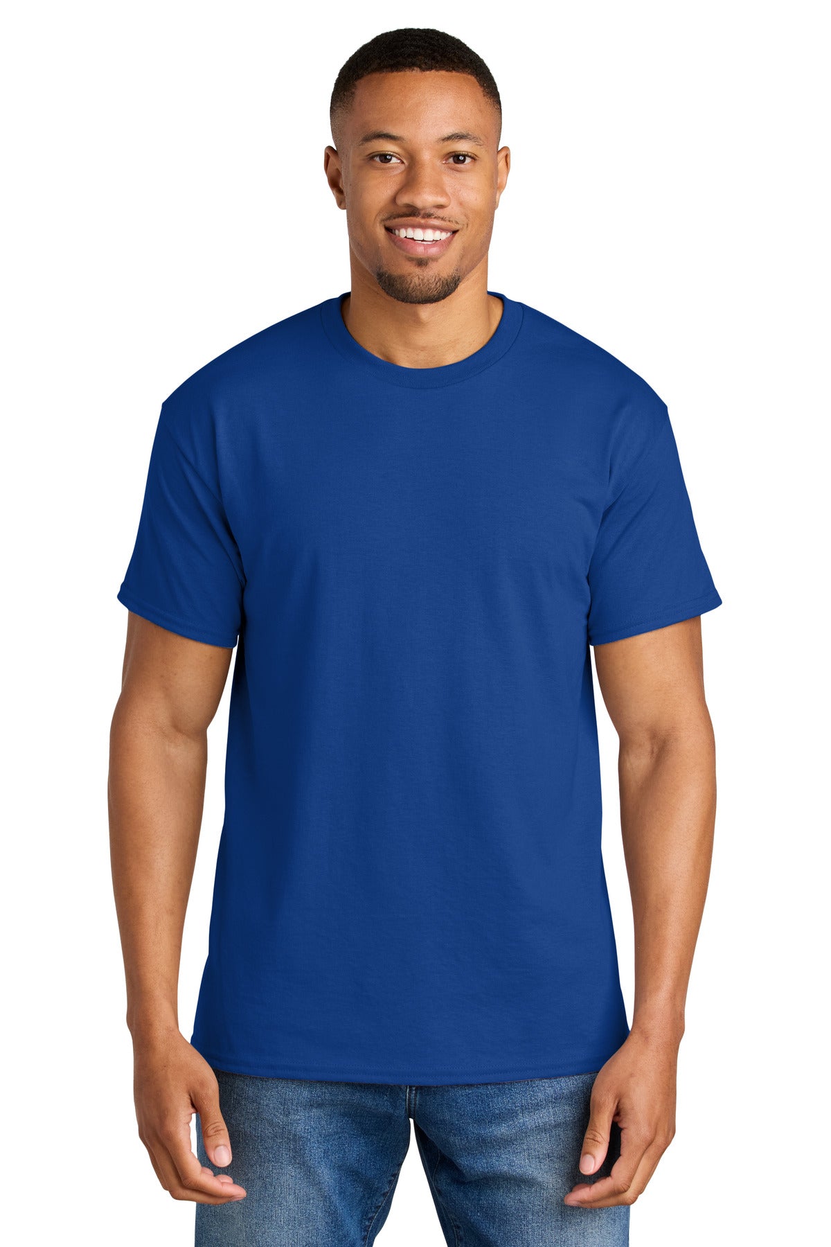 Gildan® DryBlend® 50 Cotton/50 Poly T-Shirt - Deep Royal - 2XL