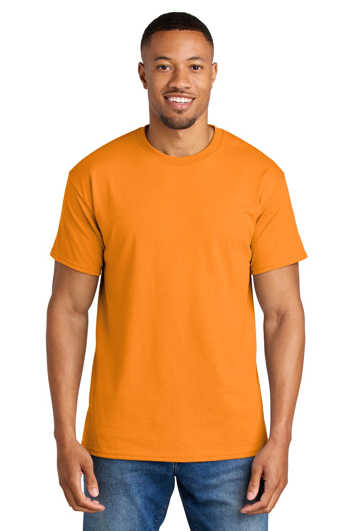 Gildan® DryBlend® 50 Cotton/50 Poly T-Shirt - Tennessee Orange - S