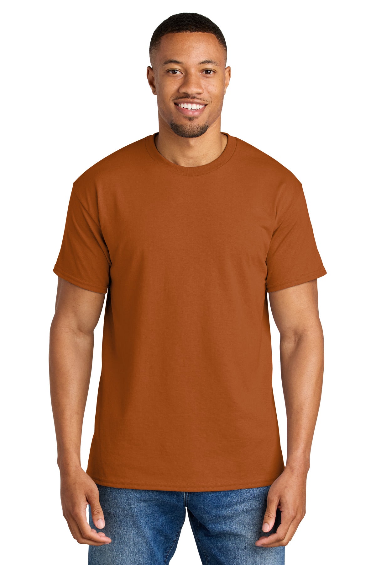 Gildan® DryBlend® 50 Cotton/50 Poly T-Shirt - Texas Orange - S