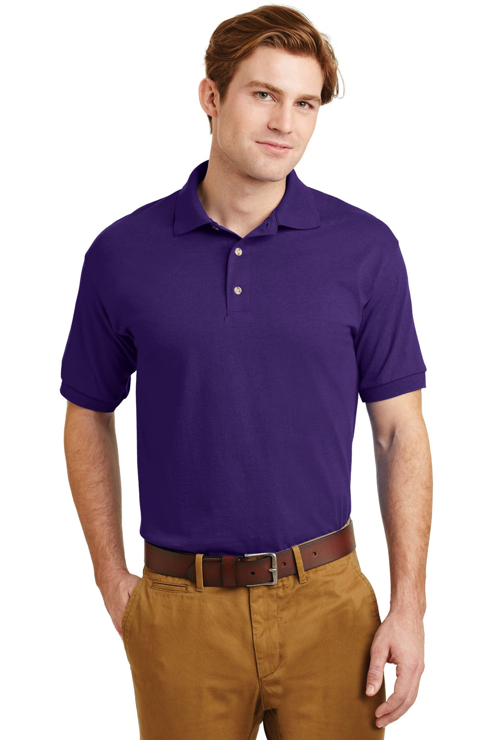 Gildan® DryBlend® 6-Ounce Jersey Knit Sport Shirt - Purple - S