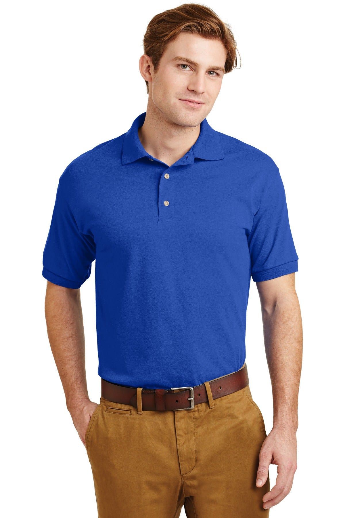 Gildan® DryBlend® 6-Ounce Jersey Knit Sport Shirt - Royal - S