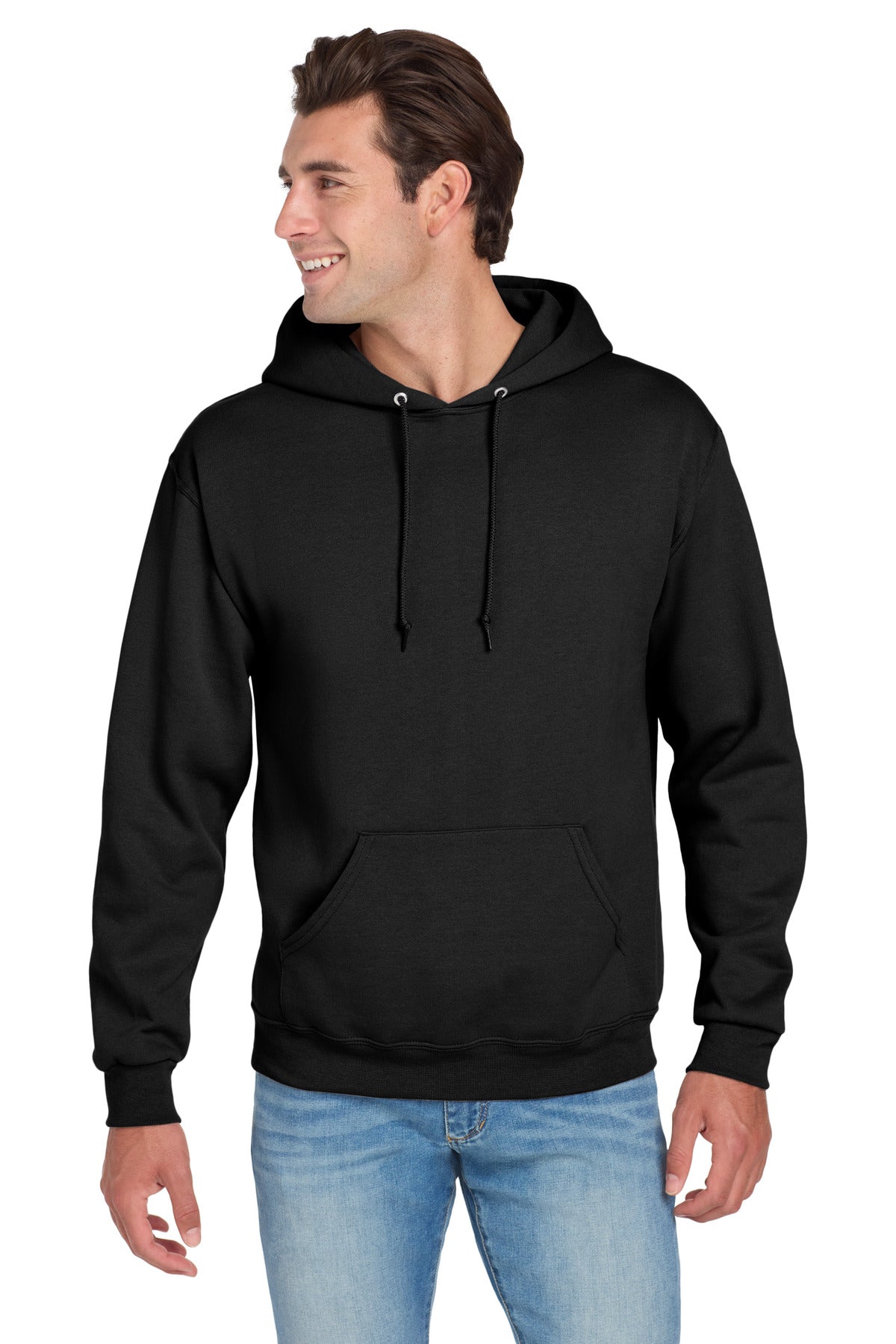 Jerzees® NuBlend® Pullover Hooded Sweatshirt - Black - S