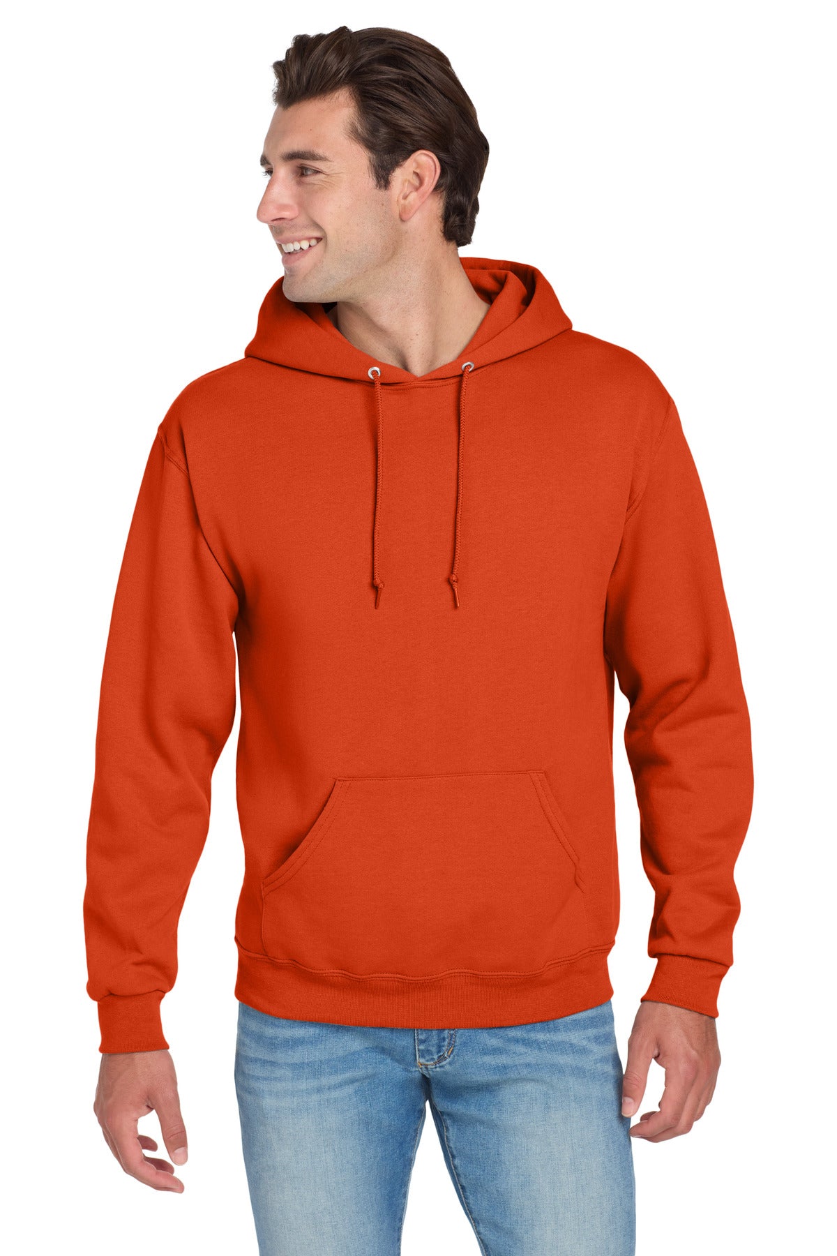 Jerzees® NuBlend® Pullover Hooded Sweatshirt - Burnt Orange - S