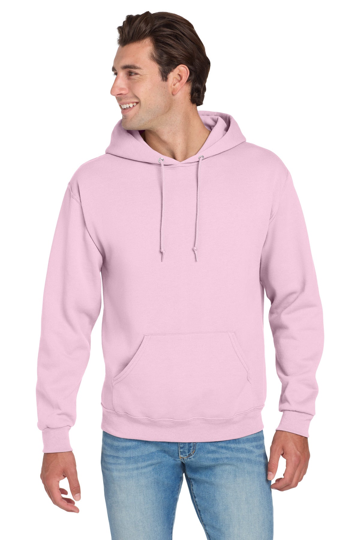 Jerzees® NuBlend® Pullover Hooded Sweatshirt - Classic Pink - 2XL