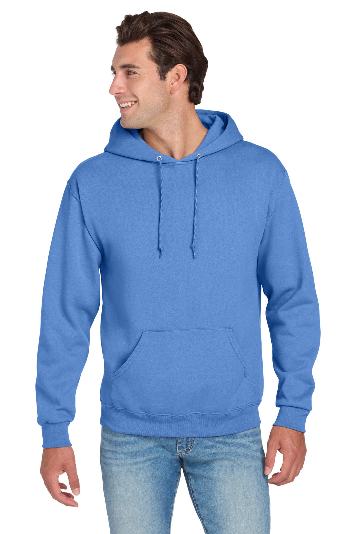 Jerzees® NuBlend® Pullover Hooded Sweatshirt - Columbia Blue - S