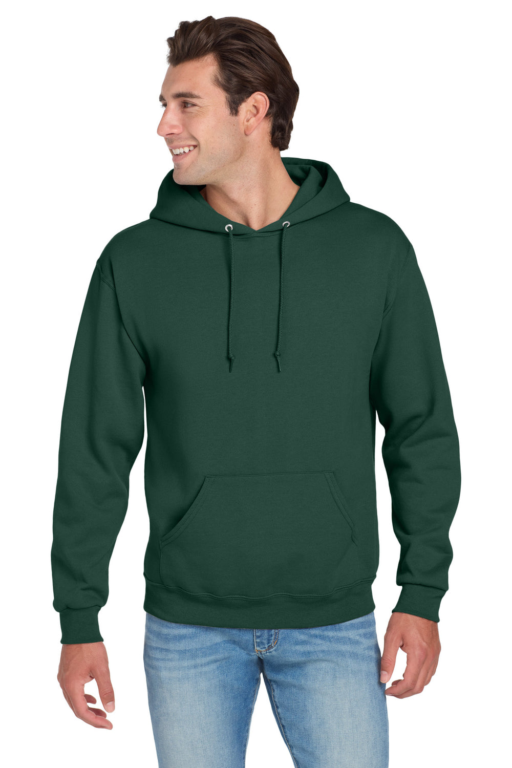 Jerzees® NuBlend® Pullover Hooded Sweatshirt - Forest Green - S