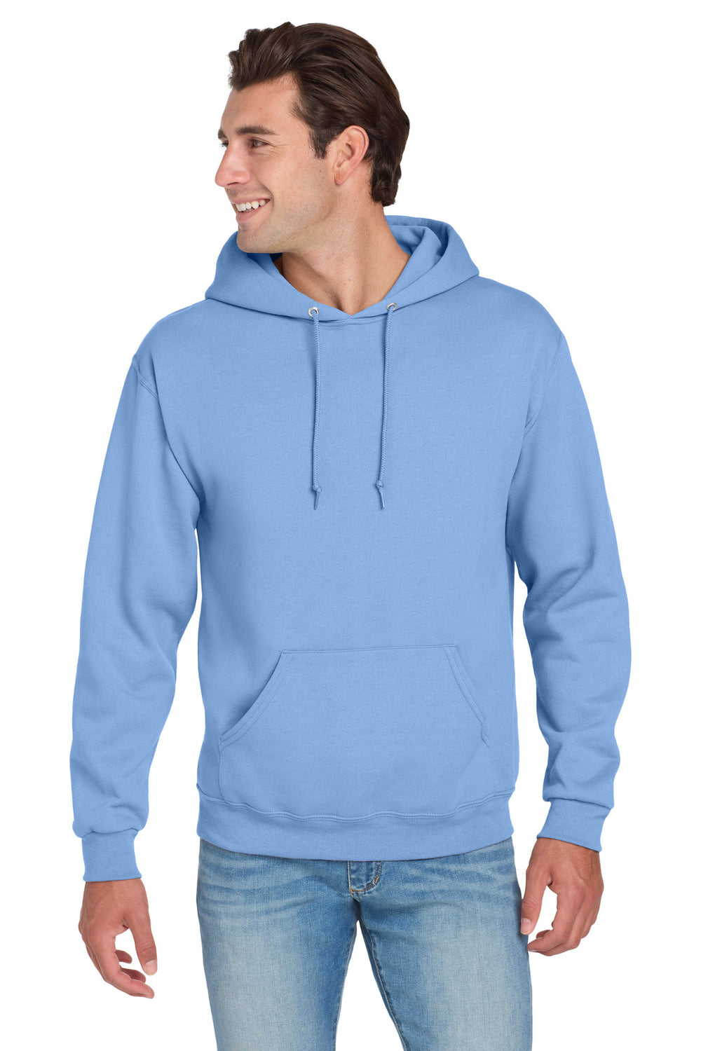 Jerzees® NuBlend® Pullover Hooded Sweatshirt - Light Blue - S