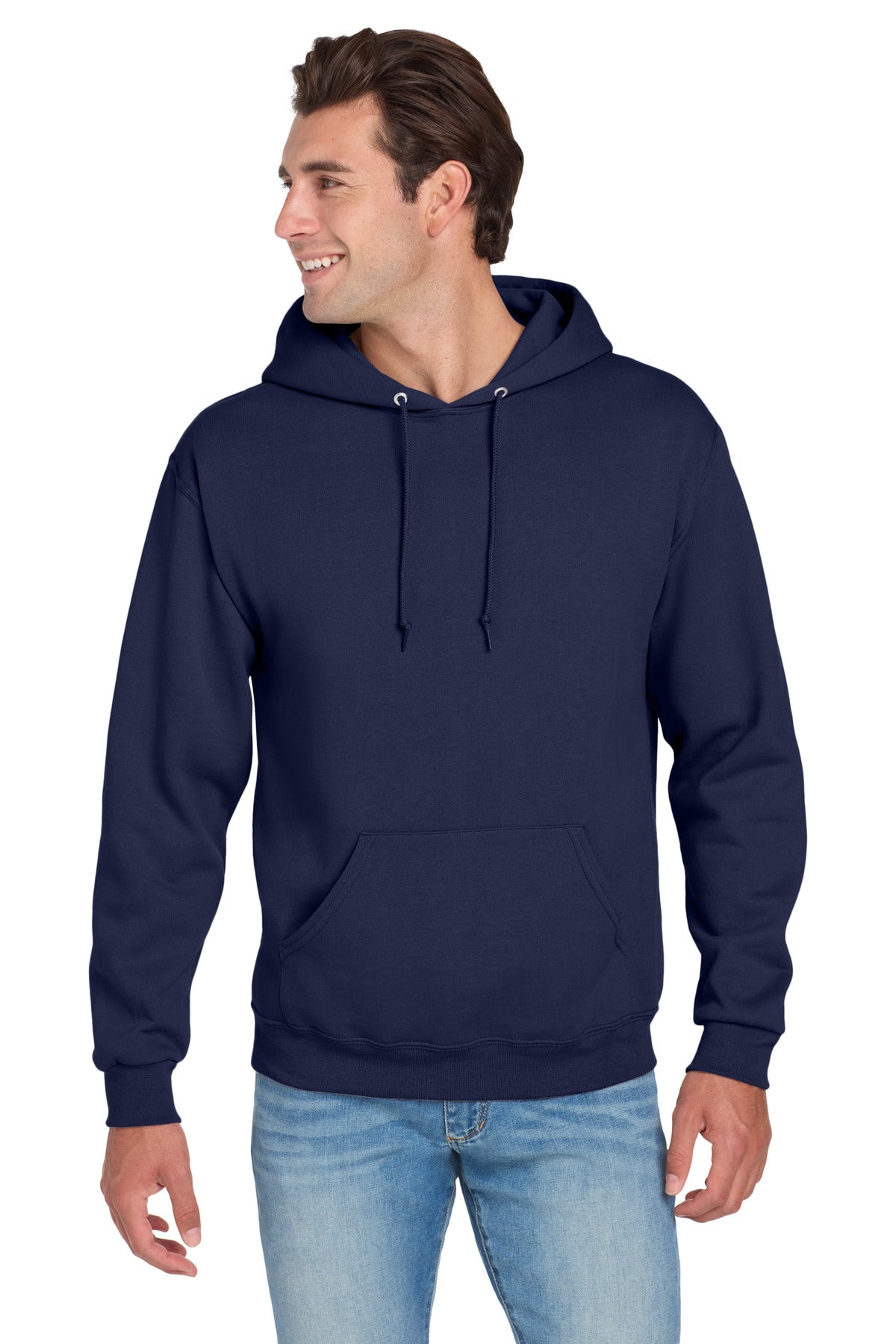 Jerzees® NuBlend® Pullover Hooded Sweatshirt - J. Navy - 2XL