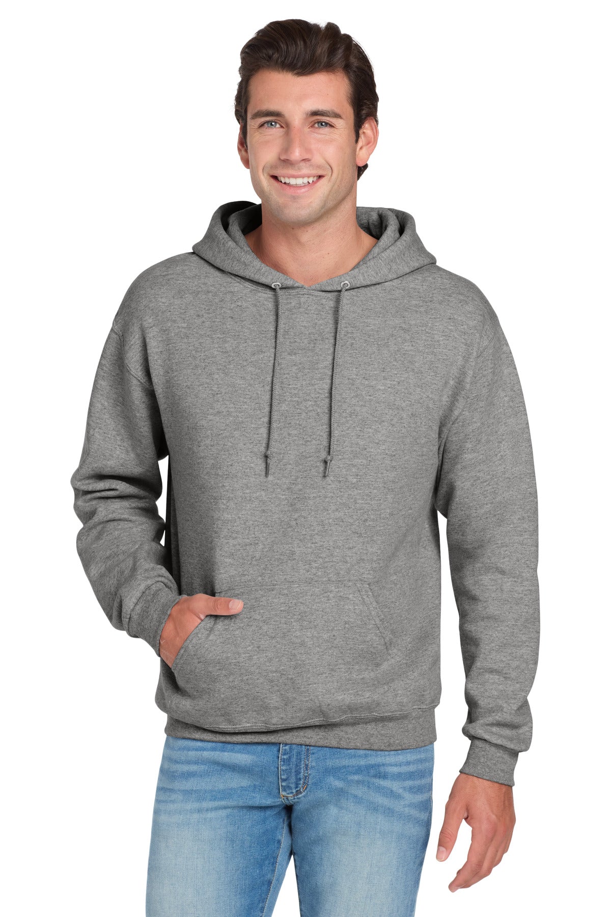Jerzees® NuBlend® Pullover Hooded Sweatshirt - Oxford - S