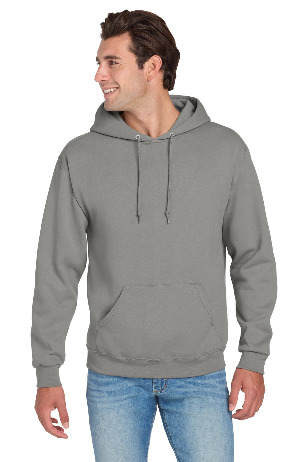 Jerzees® NuBlend® Pullover Hooded Sweatshirt - Rock - 2XL