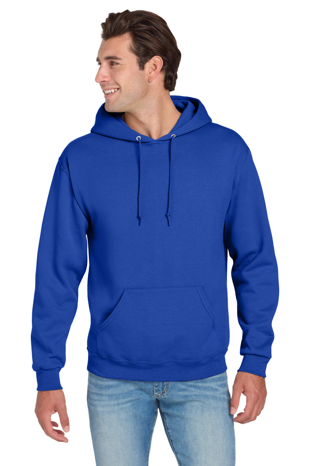 Jerzees® NuBlend® Pullover Hooded Sweatshirt - Royal - S
