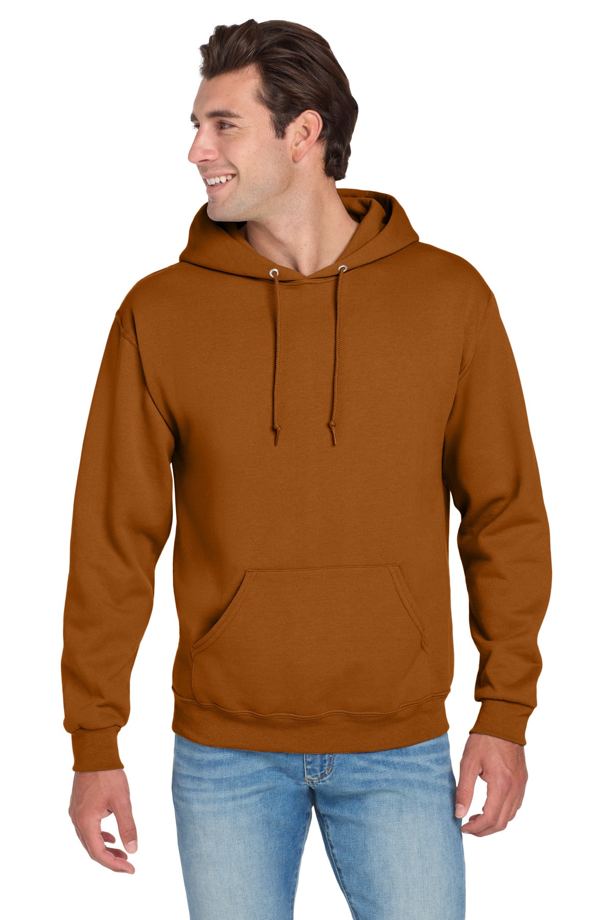 Jerzees® NuBlend® Pullover Hooded Sweatshirt - T Orange - 2XL