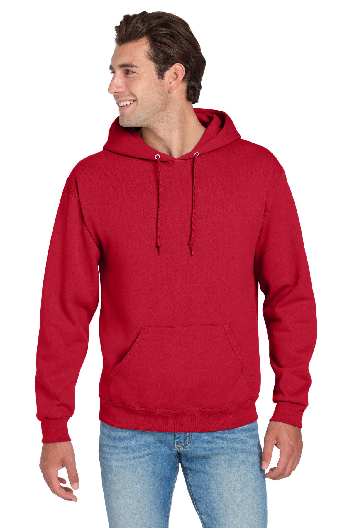 Jerzees® NuBlend® Pullover Hooded Sweatshirt - True Red - S