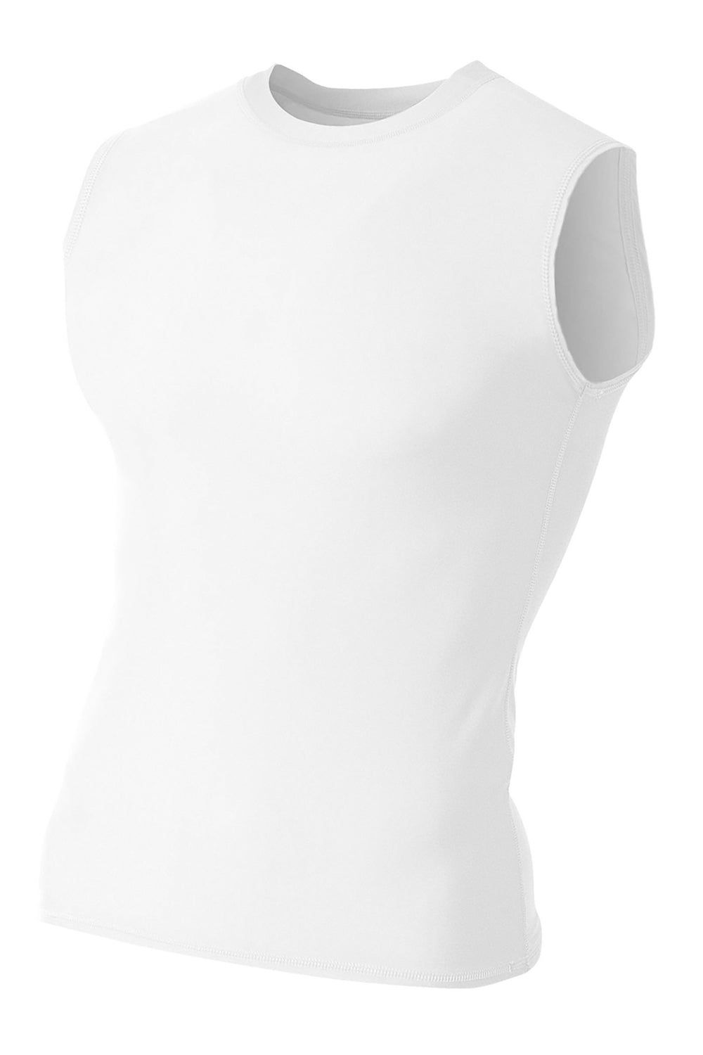 A4 Compression Muscle Tee - White - S