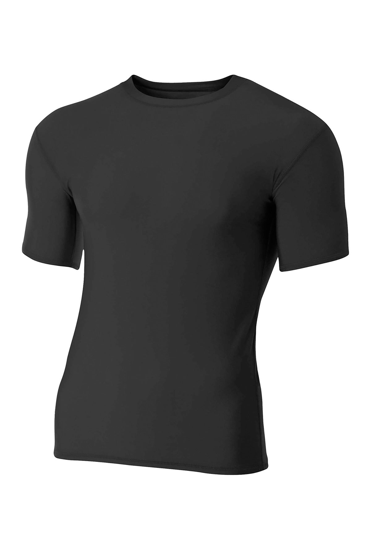 A4 Compression Short Sleeve Tee - Black - S
