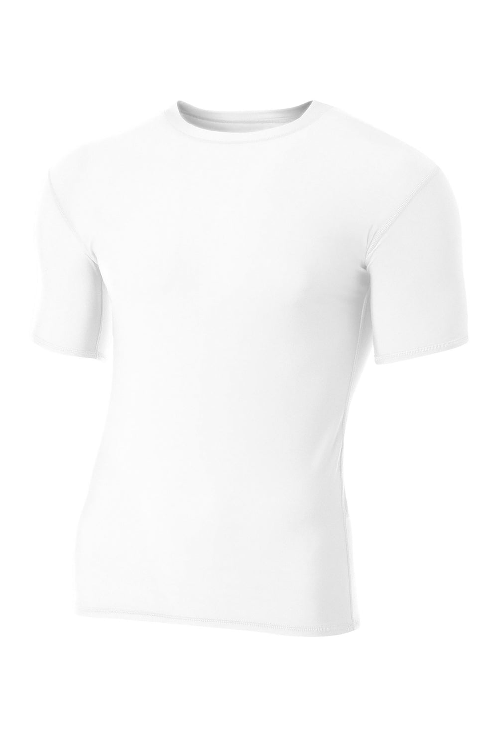 A4 Compression Short Sleeve Tee - White - S