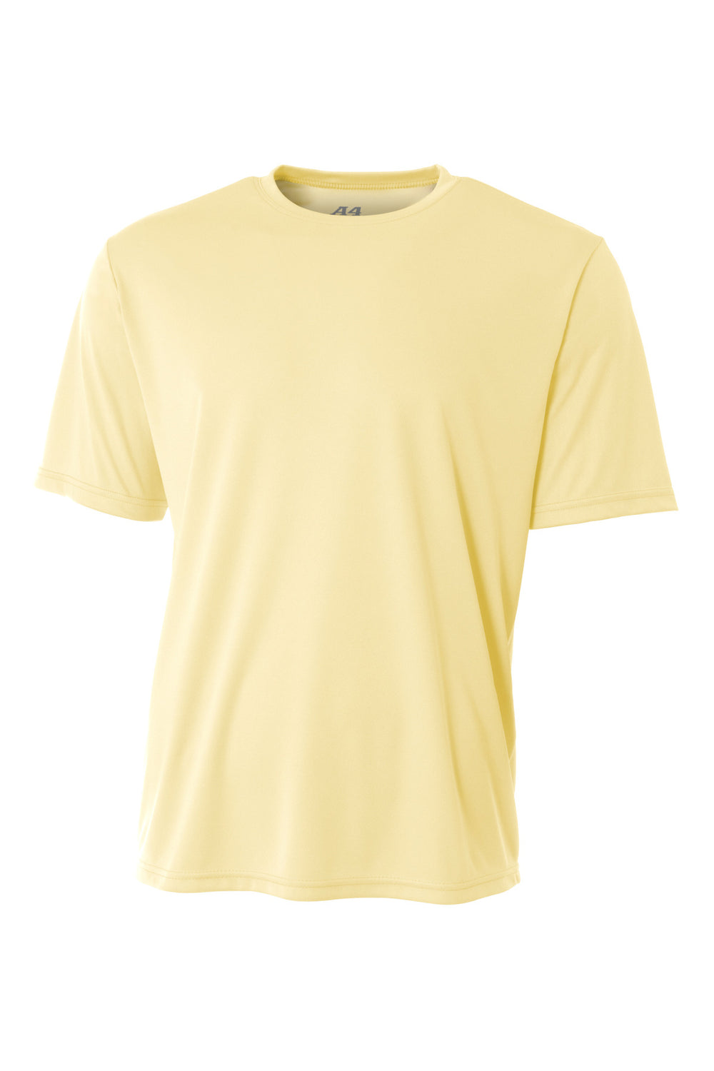 A4 Cooling Performance Short Sleeve Tee - Light Yellow - XS