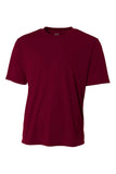 A4 Cooling Performance Short Sleeve Tee - Maroon - XS