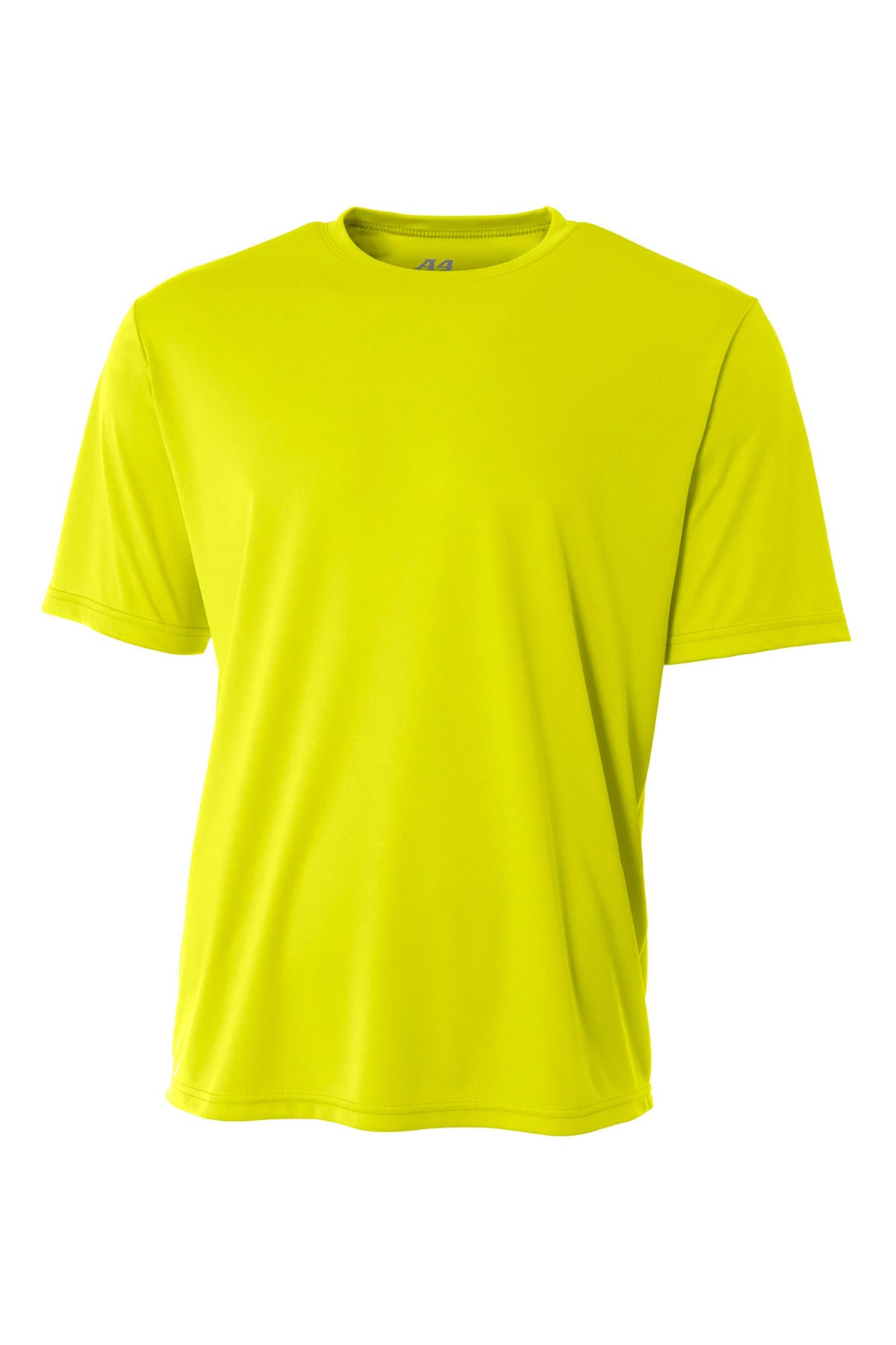 A4 Cooling Performance Short Sleeve Tee - Safety Yellow - XS