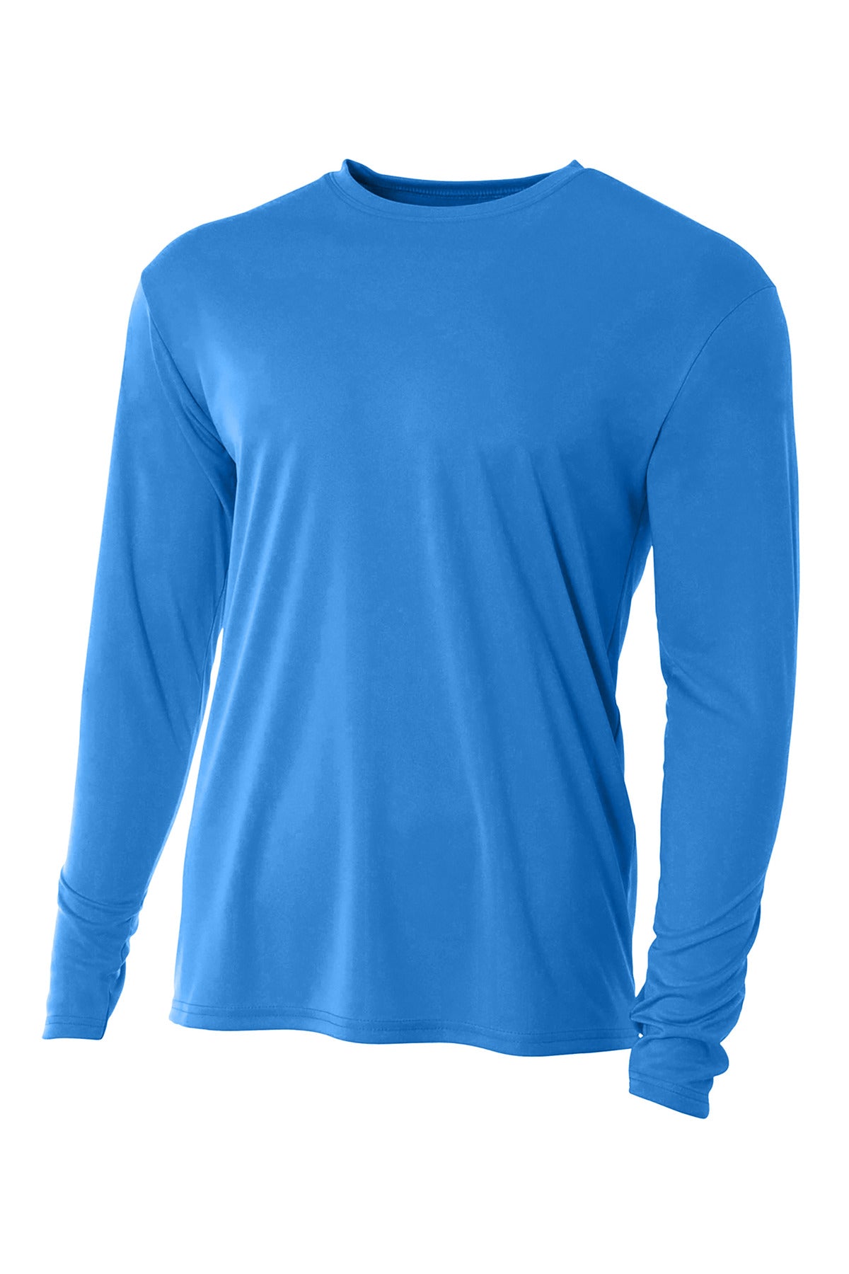 A4 Cooling Performance Long Sleeve Tee - Electric Blue - XS