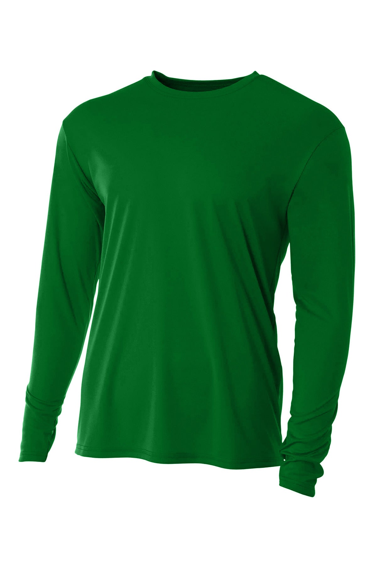 A4 Cooling Performance Long Sleeve Tee - Kelly - XS
