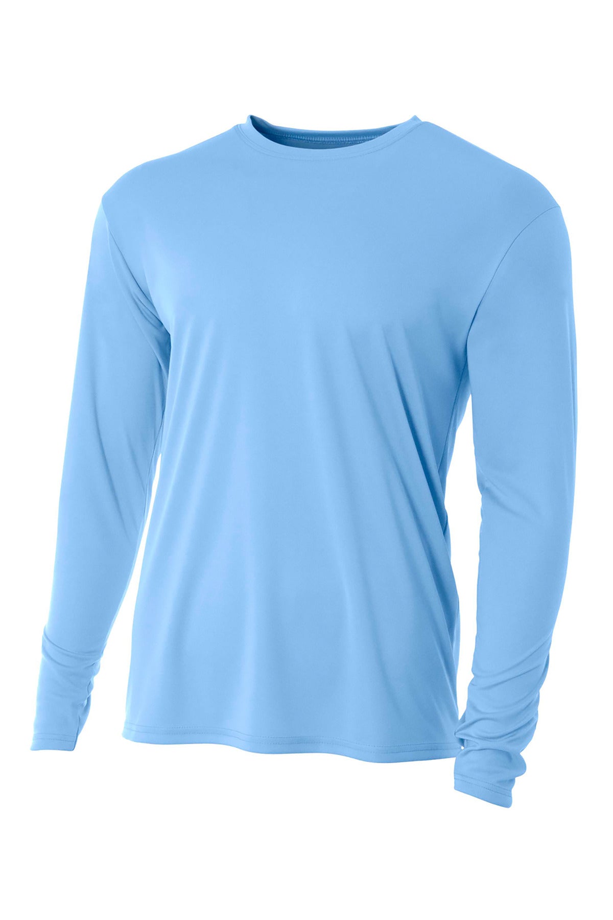 A4 Cooling Performance Long Sleeve Tee - Light Blue - XS