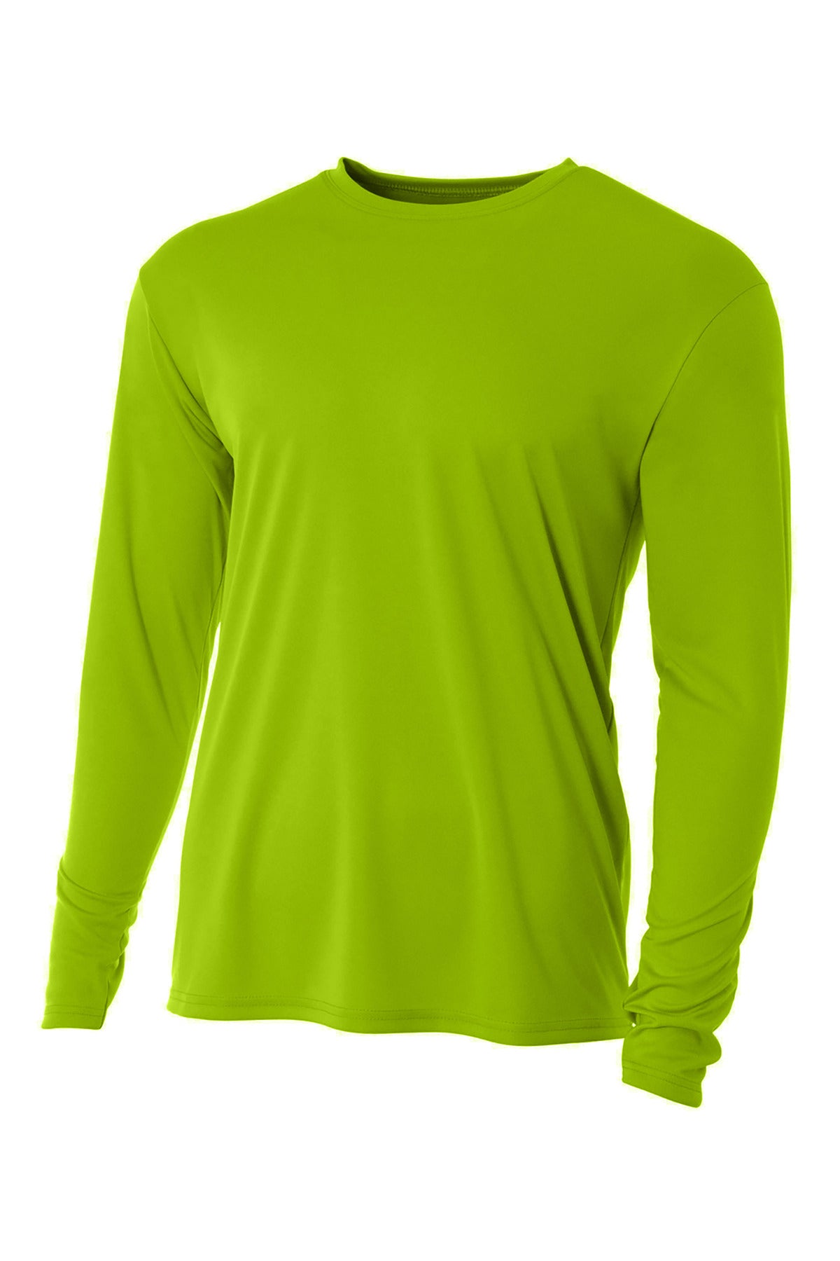 A4 Cooling Performance Long Sleeve Tee - Lime - XS