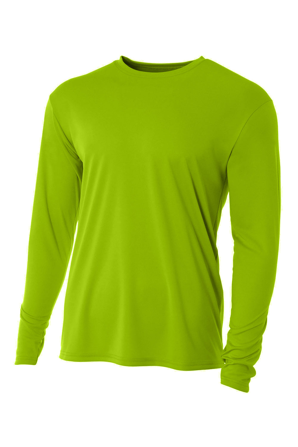 A4 Cooling Performance Long Sleeve Tee - Lime - XS
