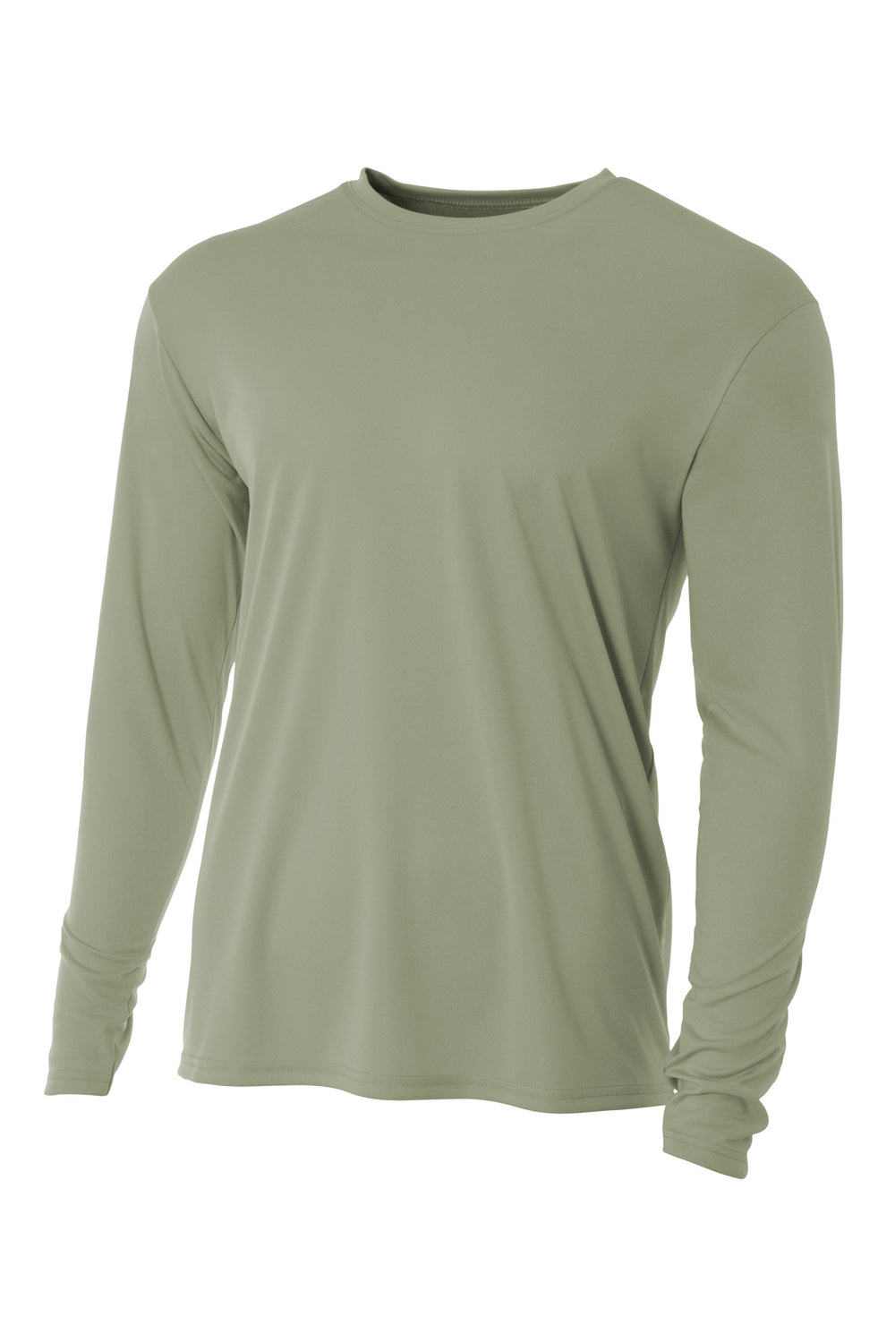A4 Cooling Performance Long Sleeve Tee - Olive - XS