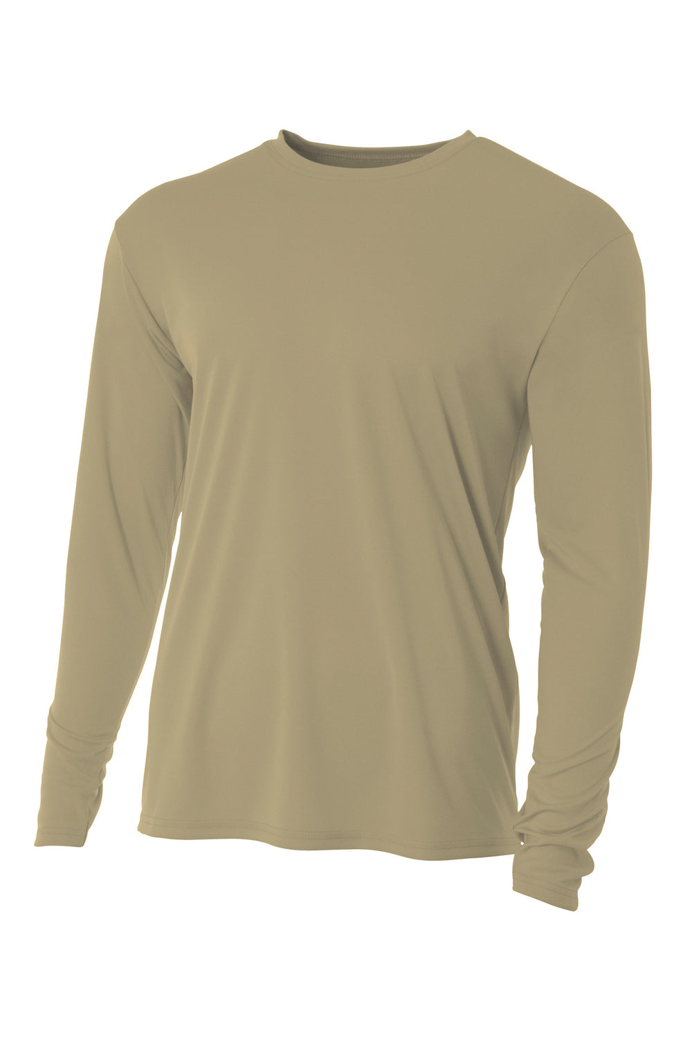 A4 Cooling Performance Long Sleeve Tee - Sand - XS
