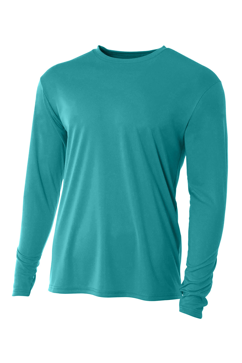 A4 Cooling Performance Long Sleeve Tee - Teal - XS
