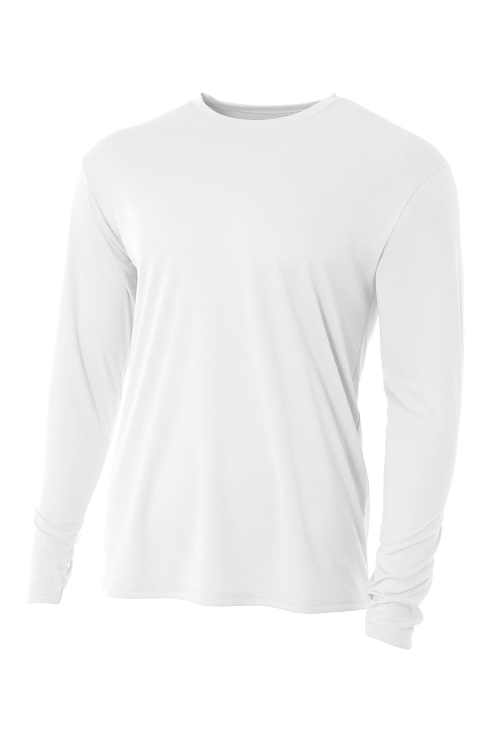 A4 Cooling Performance Long Sleeve Tee - White - XS