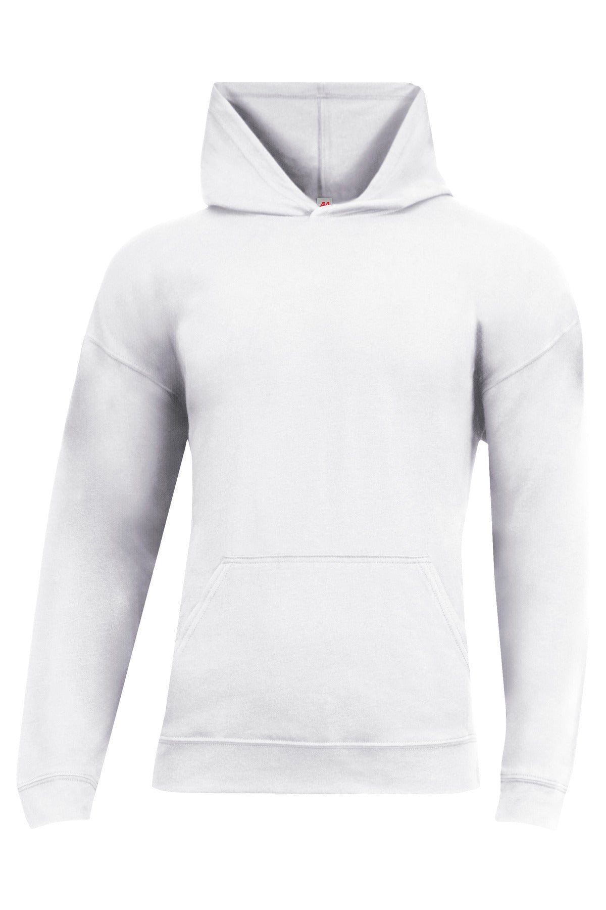 A4 Softek Long Sleeve Hooded Tee - White - XS