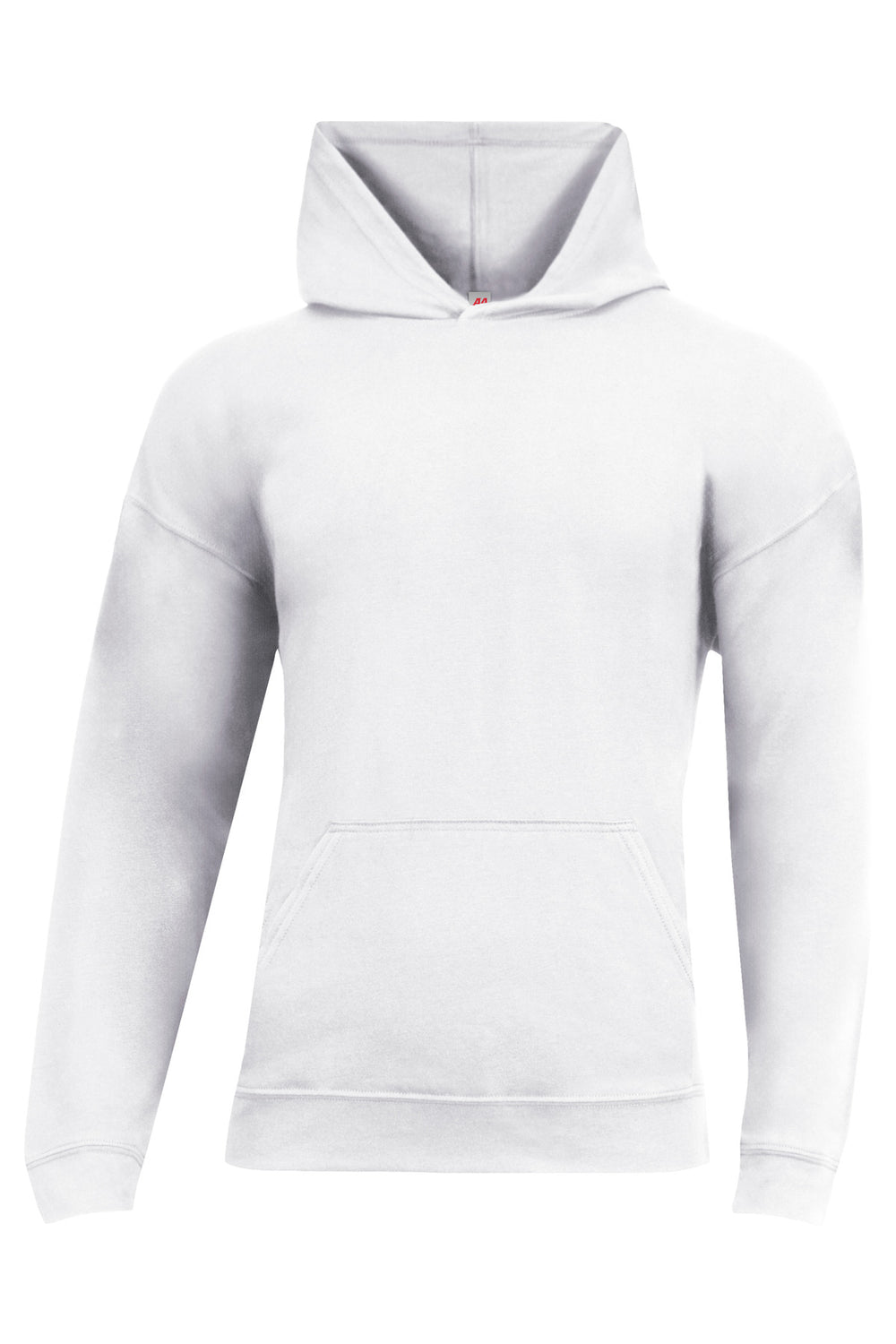 A4 Softek Long Sleeve Hooded Tee - White - XS