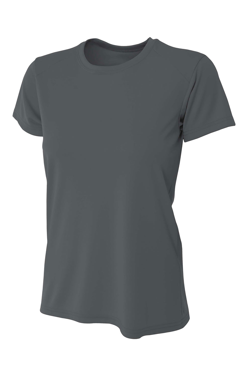 A4 Women’s Cooling Performance Short Sleeve Tee - Graphite - XS