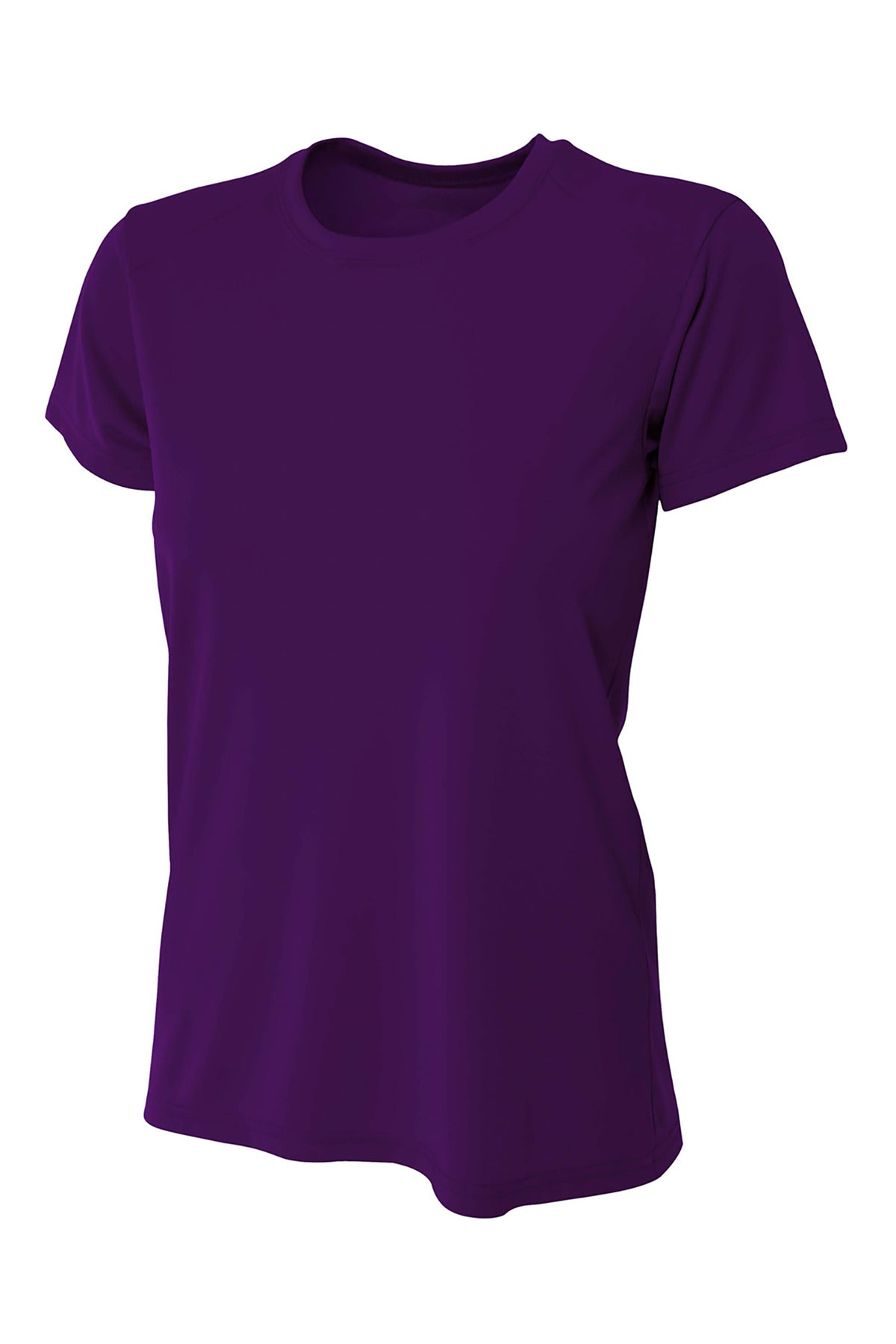 A4 Women’s Cooling Performance Short Sleeve Tee - Purple - XS