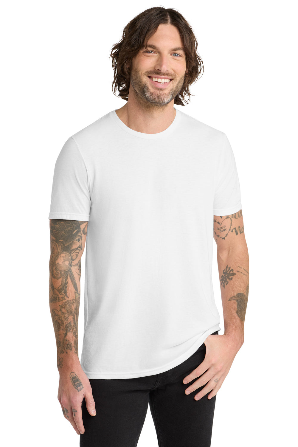 Allmade® Unisex Tri-Blend Tee - Bright White - 2XL