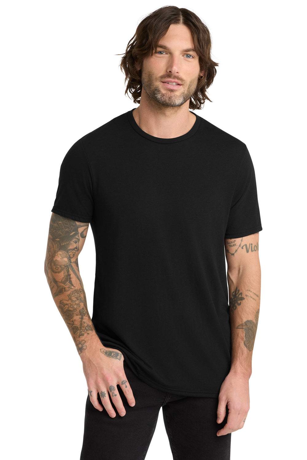 Allmade® Unisex Tri-Blend Tee - Deep Black - 2XL