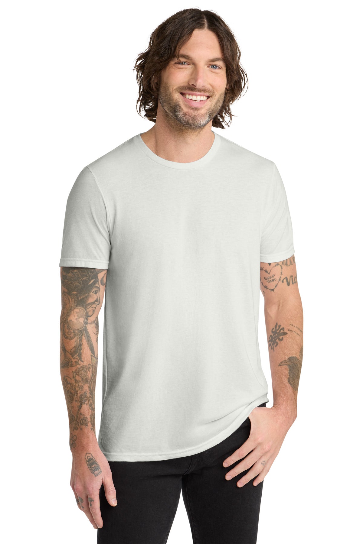 Allmade® Unisex Tri-Blend Tee - Fairly White - XS