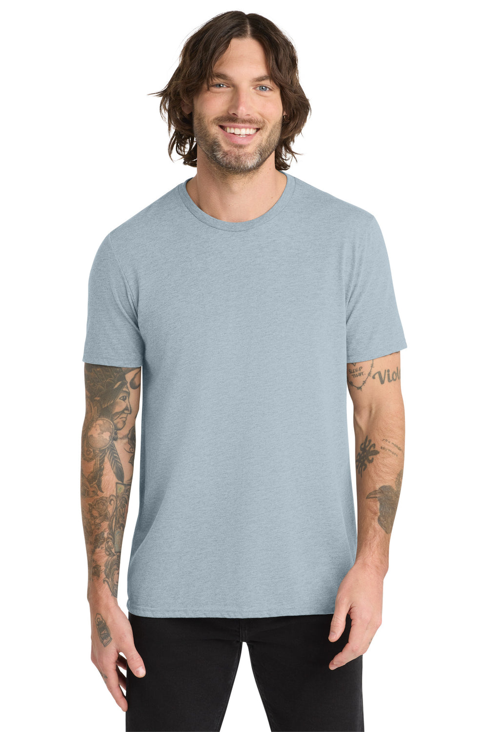 Allmade® Unisex Tri-Blend Tee - I Like You Blue - 2XL