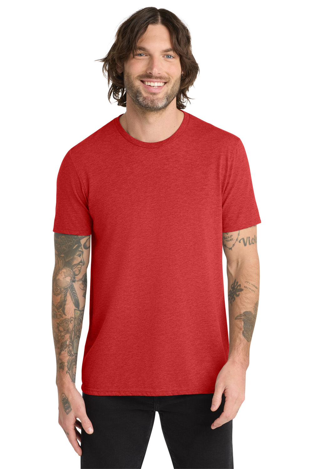 Allmade® Unisex Tri-Blend Tee - Rise Up Red - XS