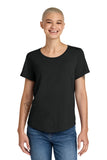 Allmade® Women’s Relaxed Tri-Blend Scoop Neck Tee - Deep Black - 2XL