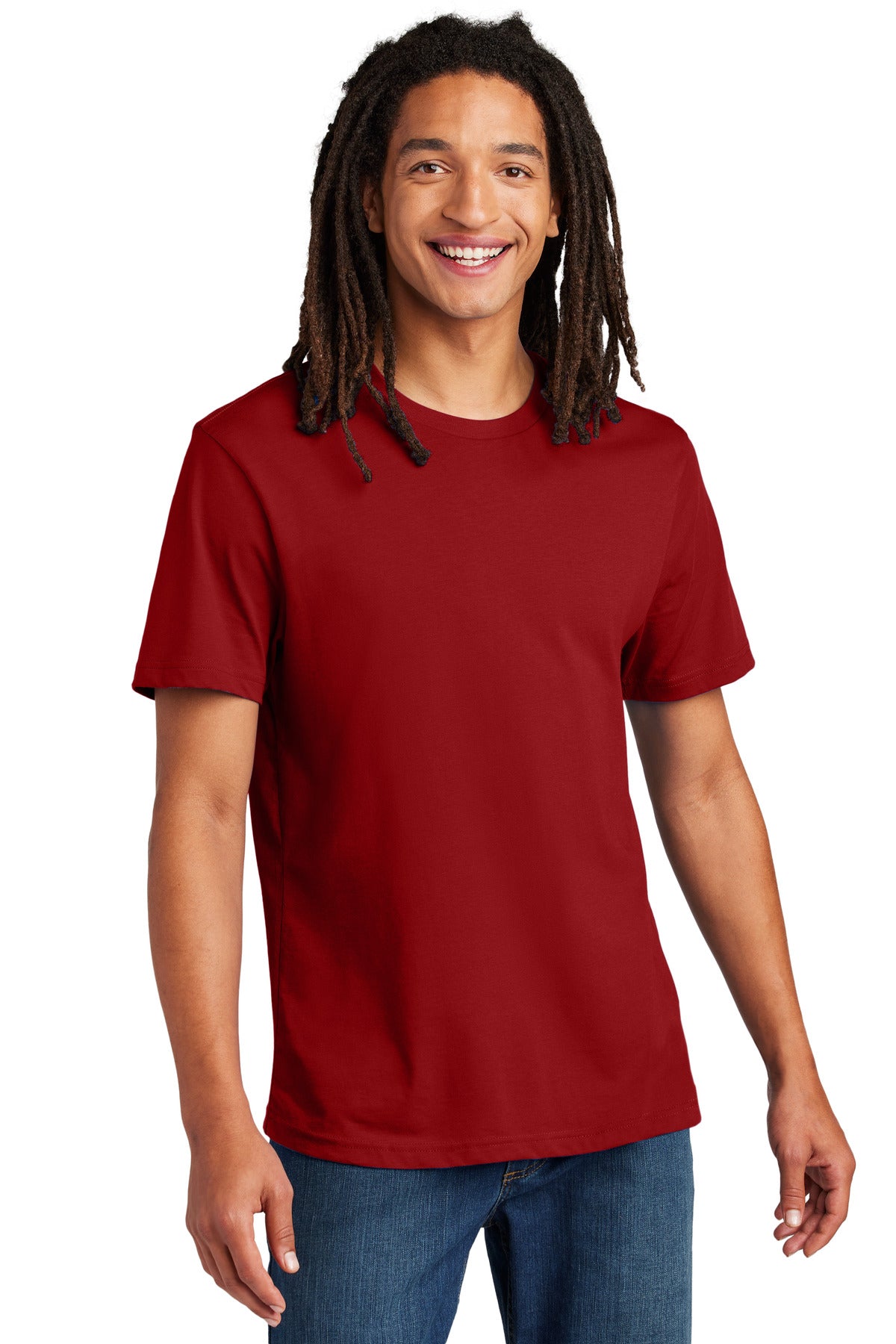Allmade® Unisex Heavyweight Recycled Cotton Tee - Beet Red - XS