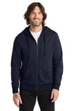 Allmade® Unisex Organic French Terry Full-Zip Hoodie - Night Sky Navy - XS