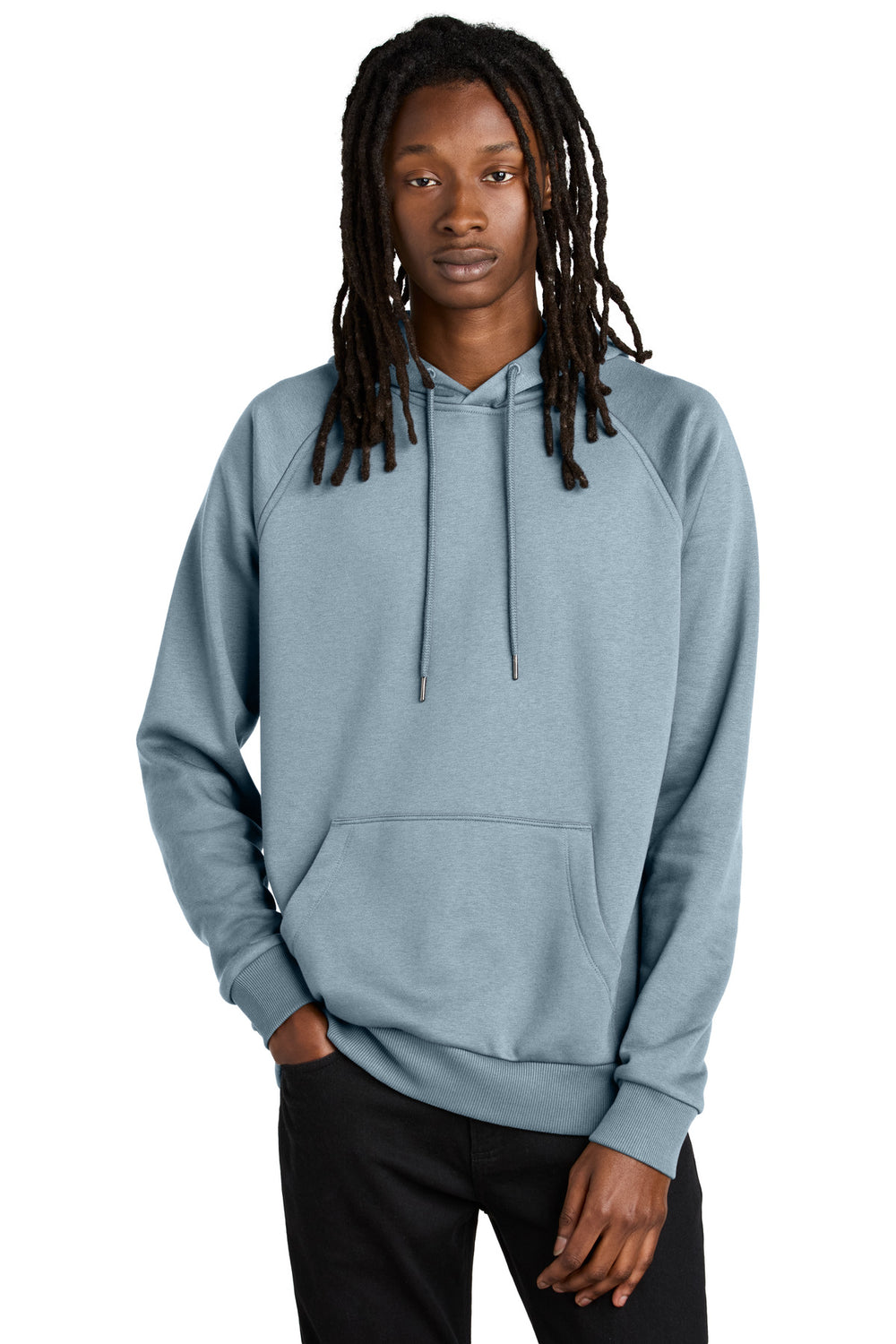 Allmade® Unisex Organic CVC Fleece Pullover Hoodie - I Like You Blue - XS