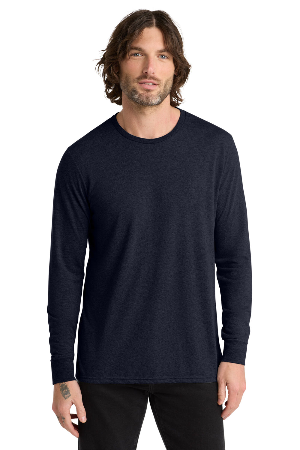 Allmade® Unisex Tri-Blend Long Sleeve Tee - Night Sky Navy - 2XL